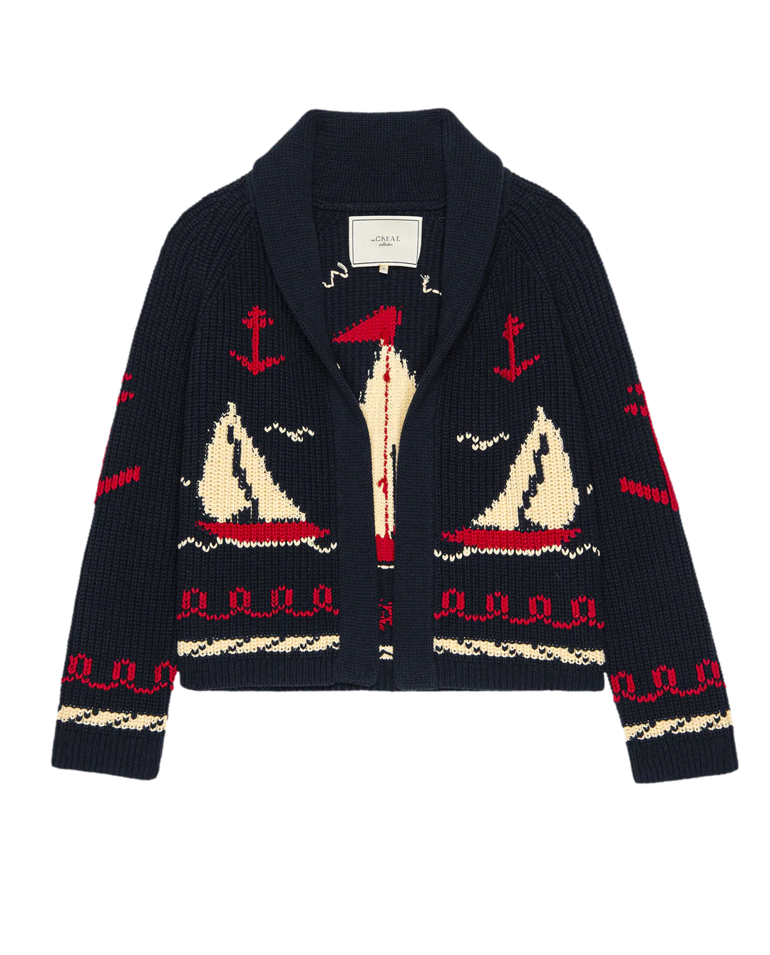 The Sailboat Lodge Cardigan - The Great