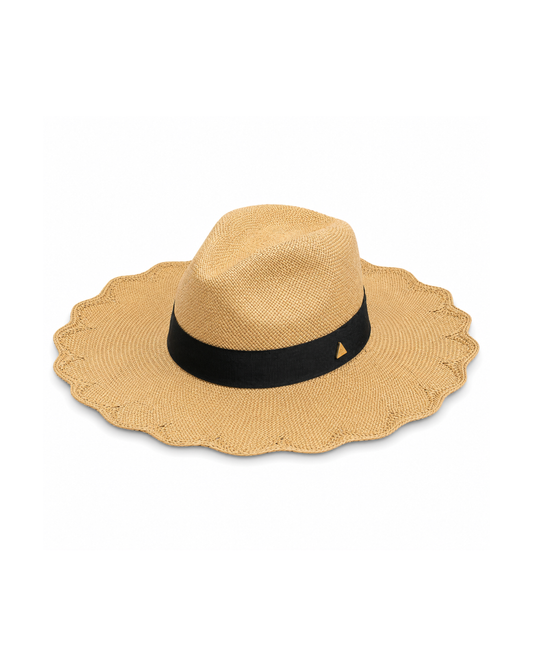 Scalloped Rim Hat
