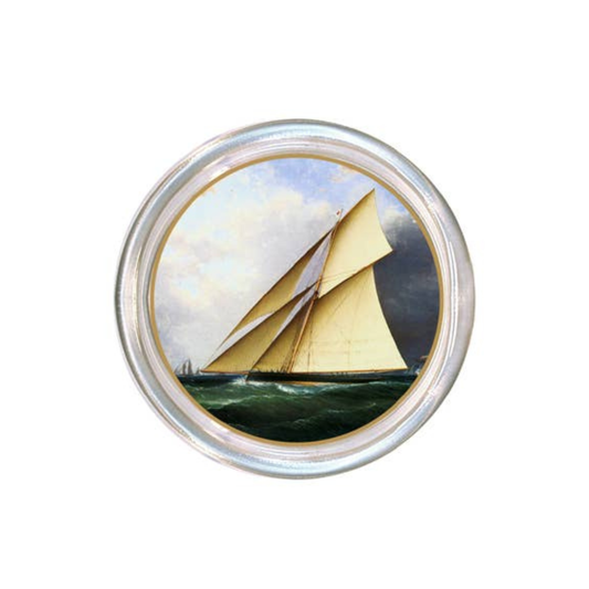 Vintage Sailboat Coaster