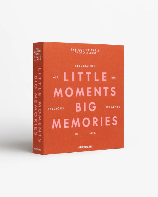 Photo Album - Little Moments Big Memories Orange - Printworks