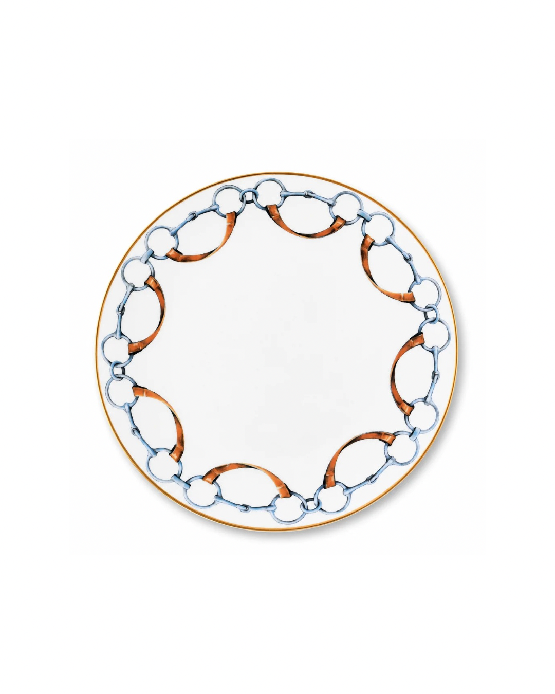 Wellington Bit Pattern Bone China Round Dinner Plate