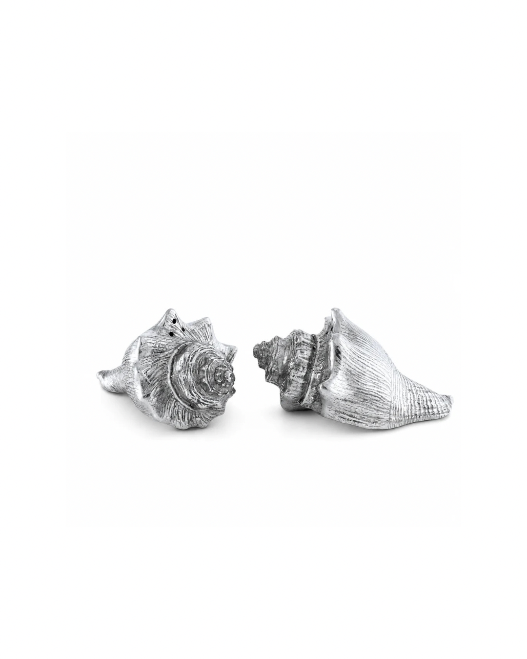 Pewter Conch Shells Salt & Pepper Set