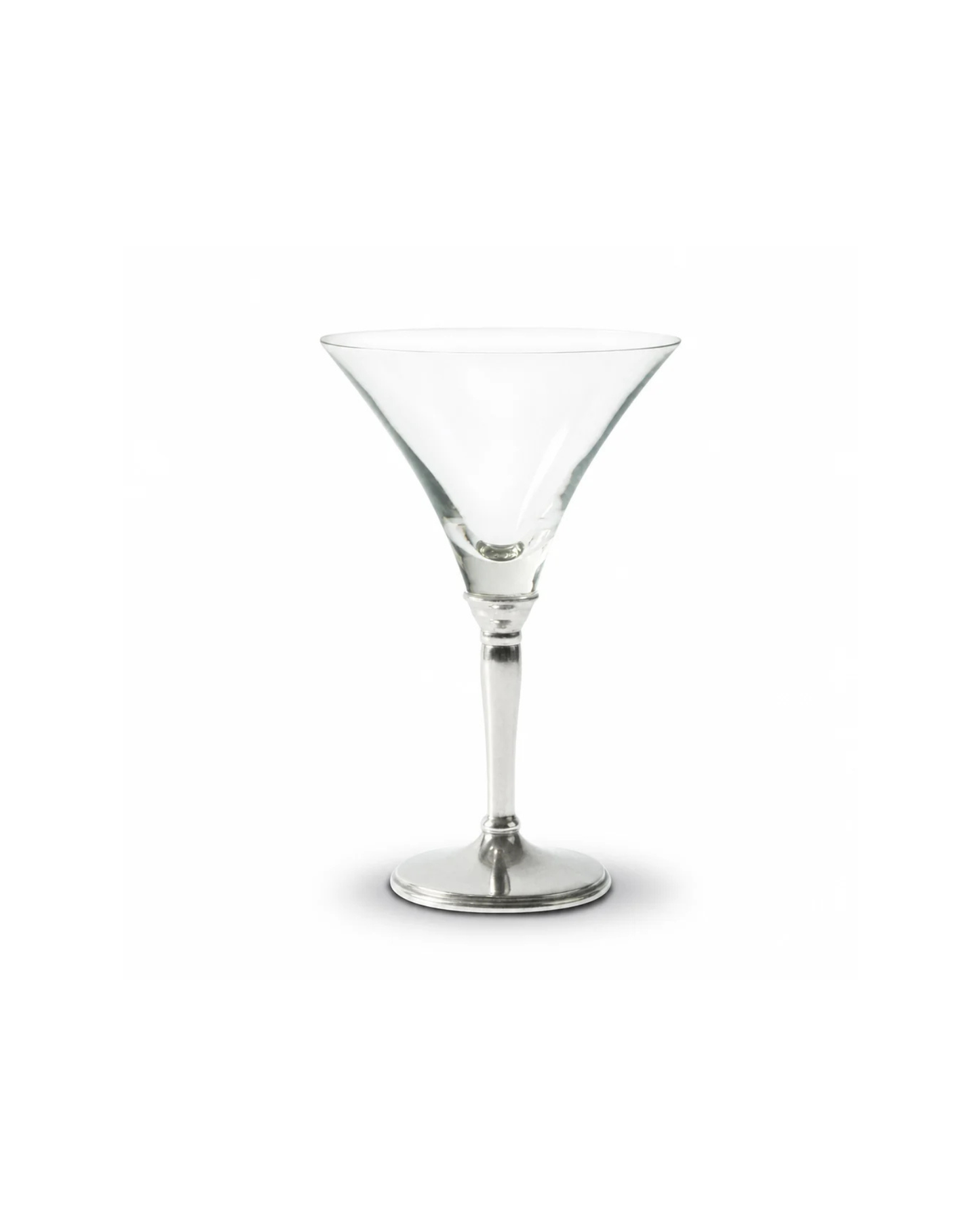 Classic Pewter Stem Cocktail Glass