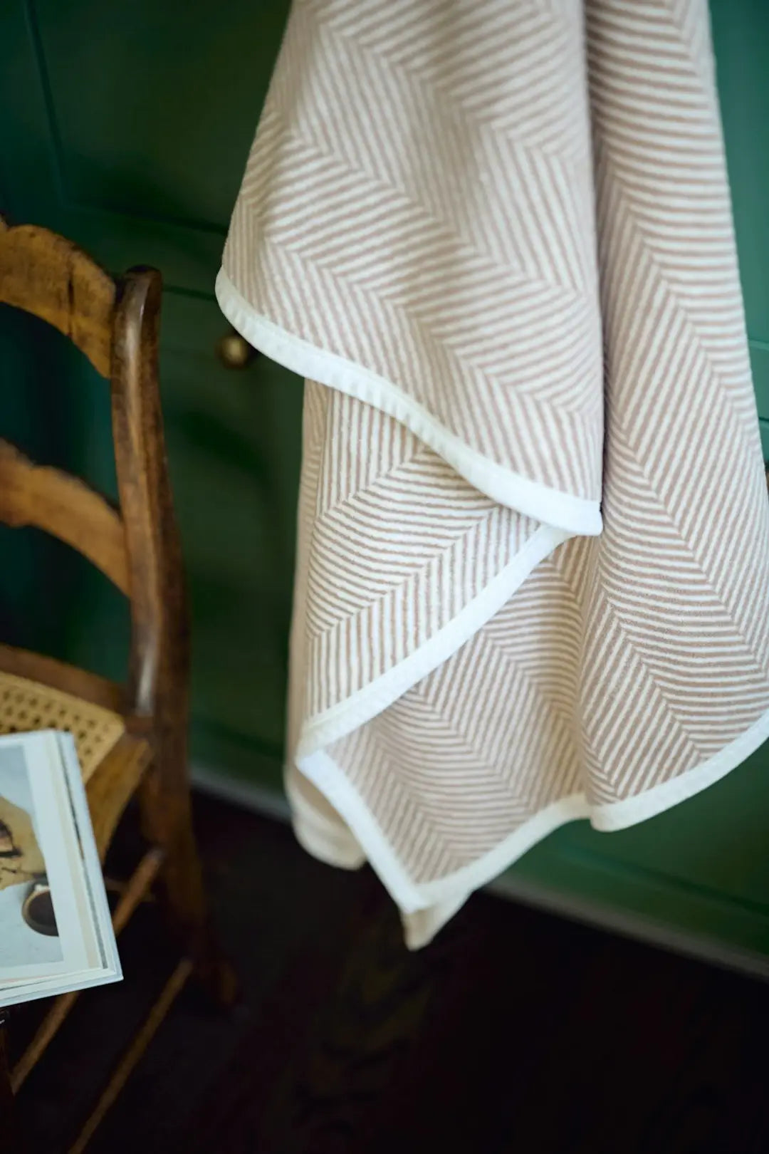 Harborview Herringbone Blanket Original - Tan