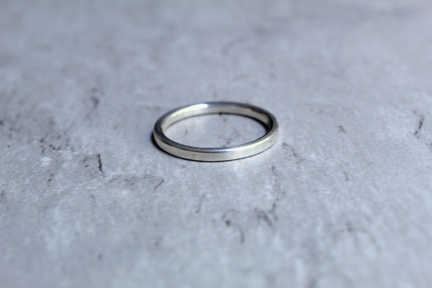 Thin Silver Ring - Arcwood Jewelry