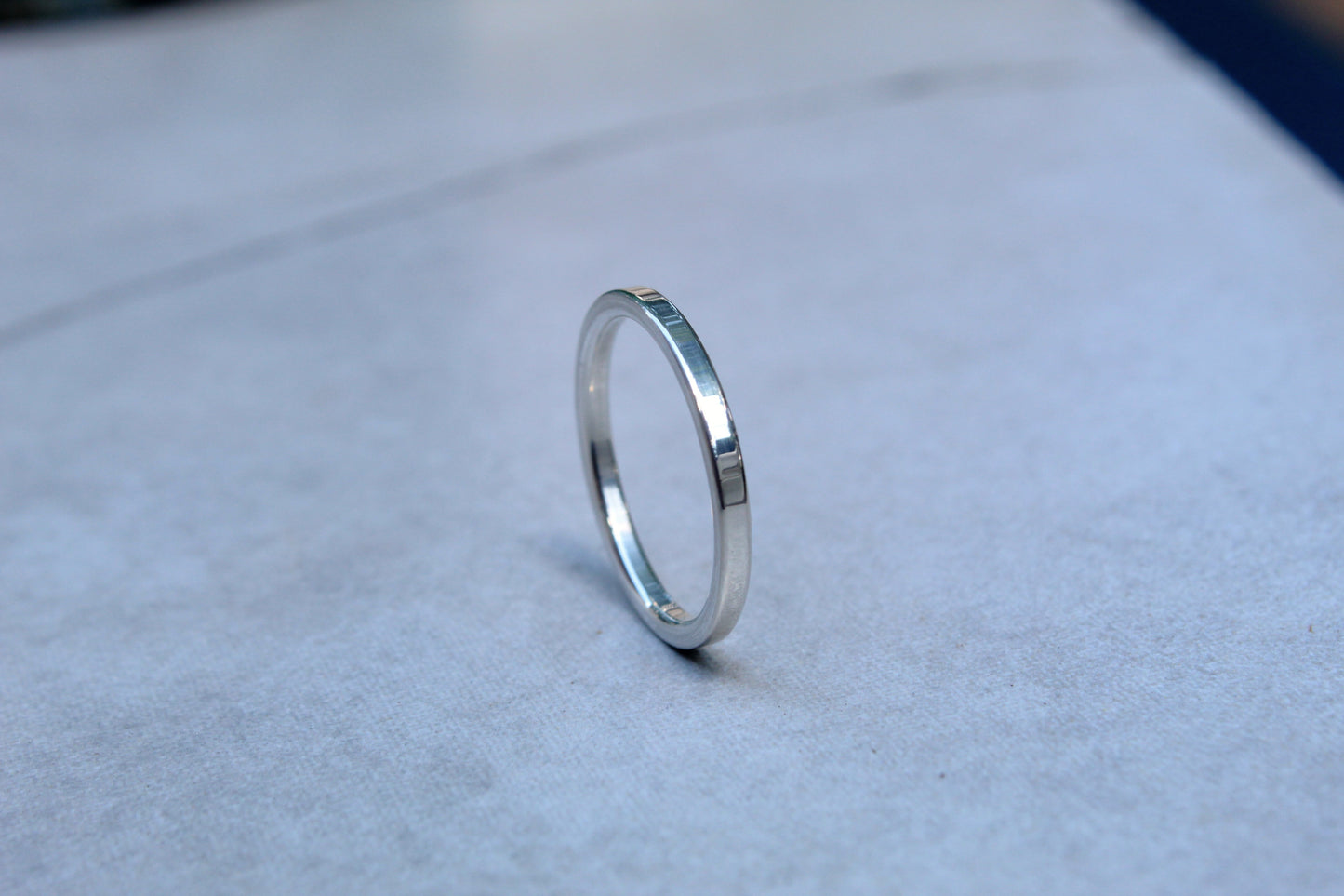 Thin Silver Ring - Arcwood Jewelry