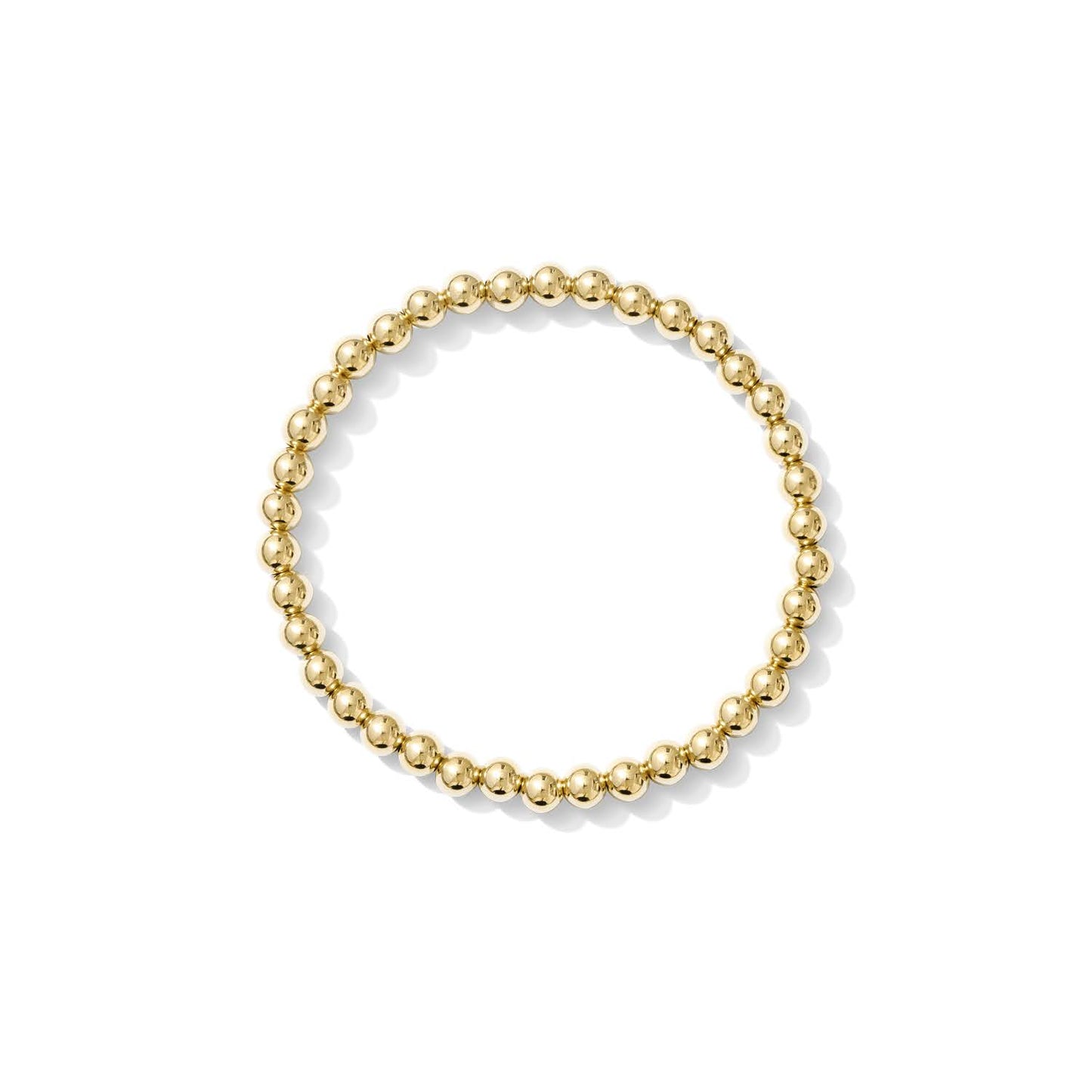 Stretchy Beaded Bracelet - GOLD FILL - BOTH SIZES - Kaylie Dawn
