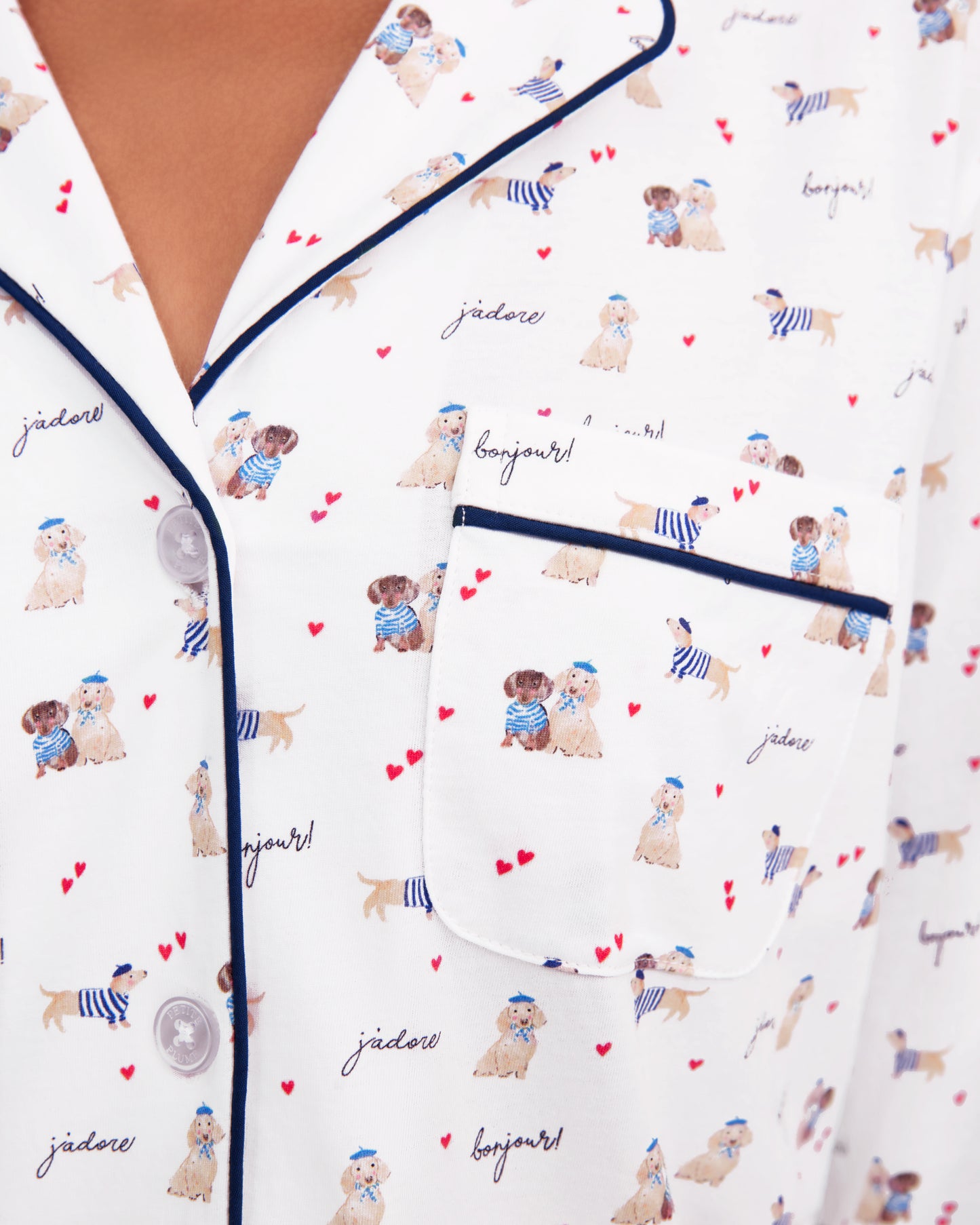 Le Woof Pima Cotton Pj Set - Petite Plume