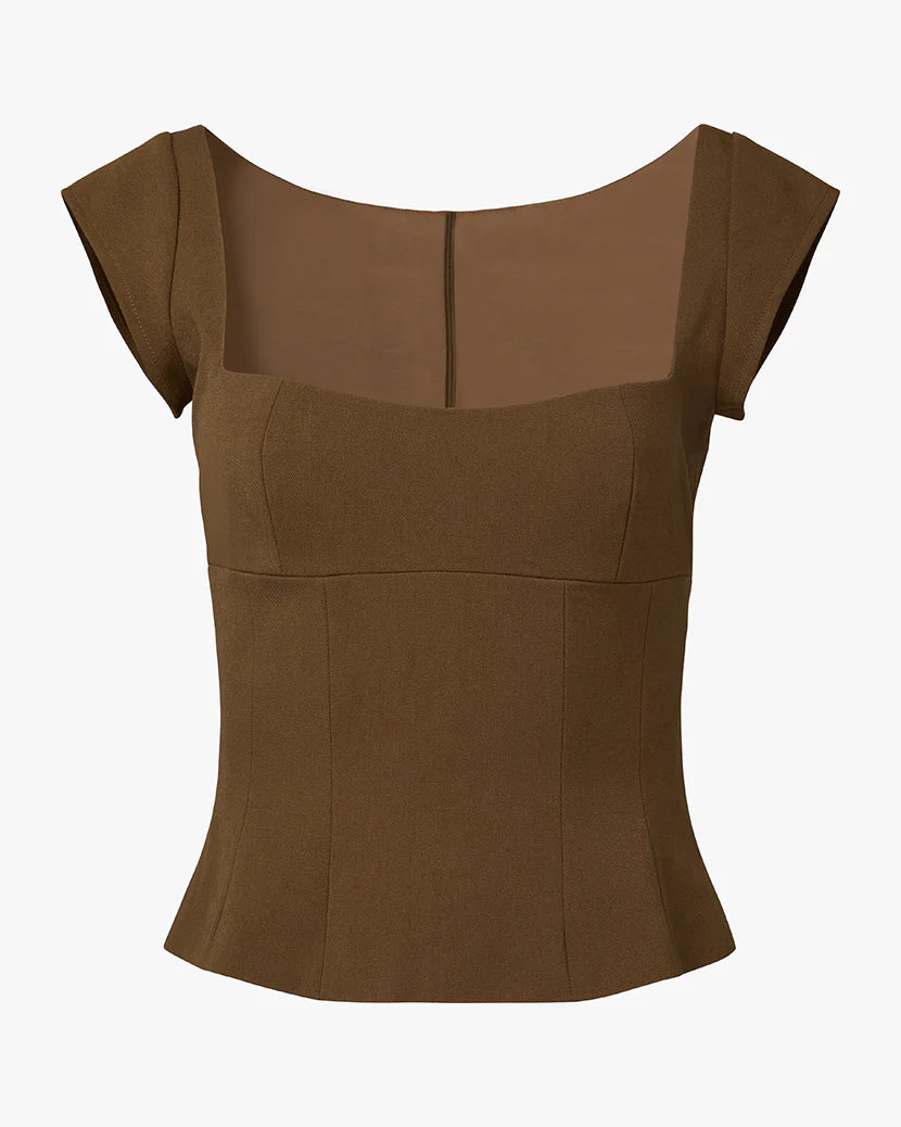 Cap Sleeve Corset Top - We Wore What