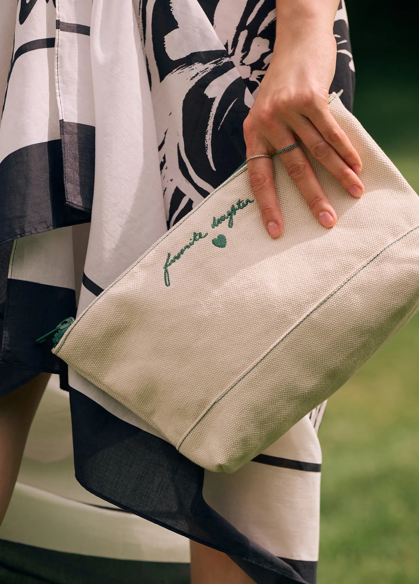 The Canvas Pouch - Green - Favorite Daughter