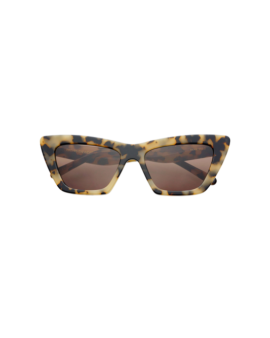 Siena Acetate Cat Eye Sunglasses - Milky Tortoise