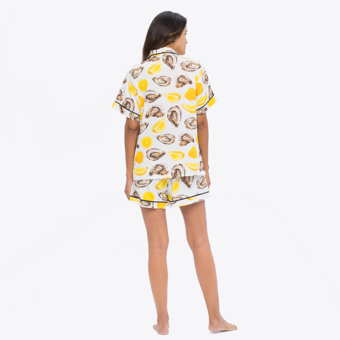 The World is Your Oyster Pajama Shorts Set - Katie Kime