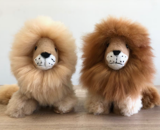 Large Lion Alpaca Stuffed Animal