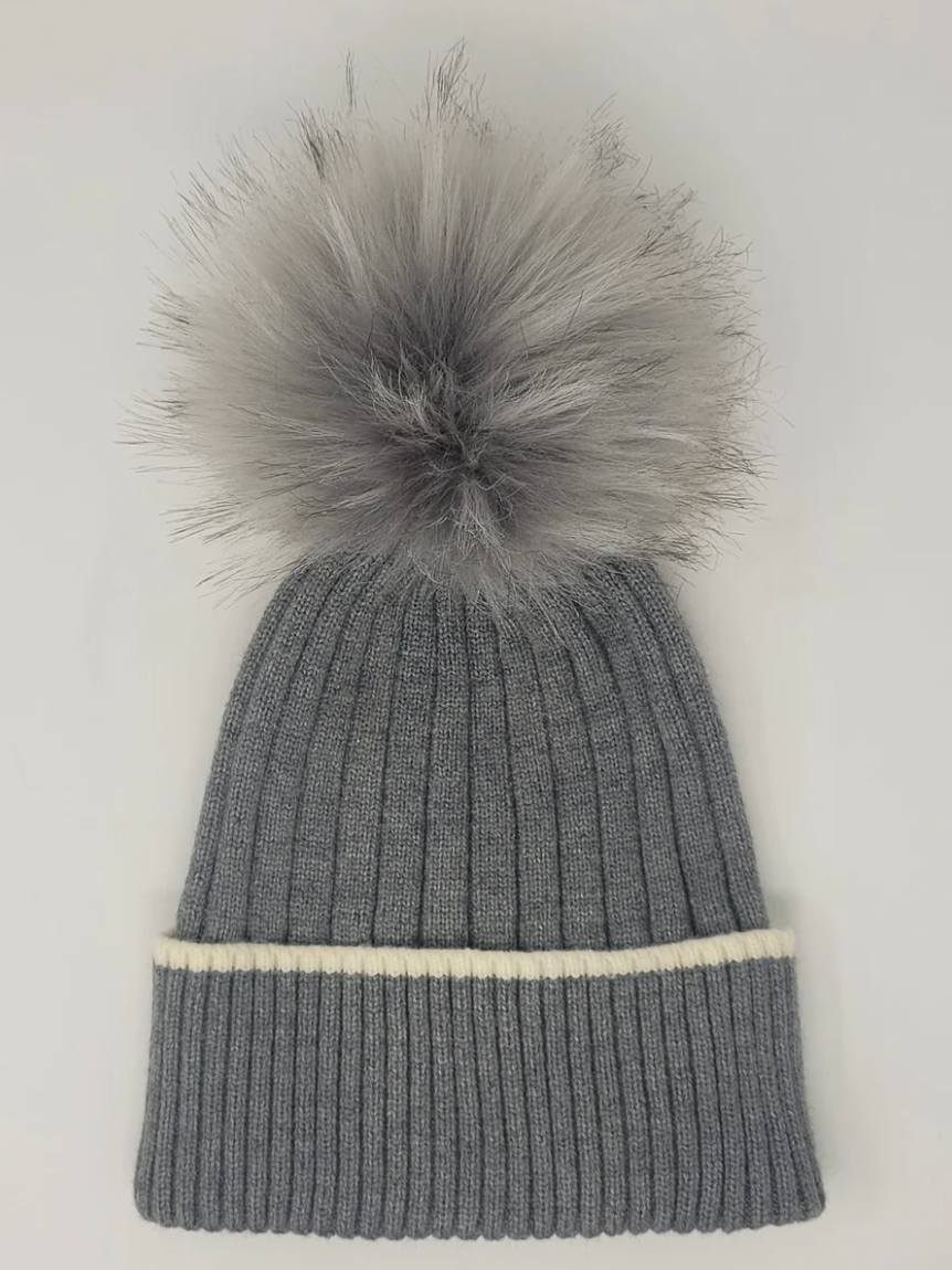 Ribo Faux Fur Beanie - ALL COLORS