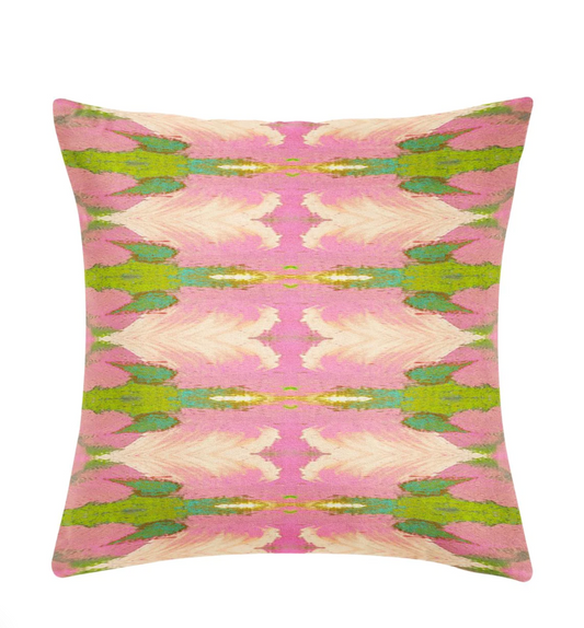 Cabana Pink 22x22 Pillow - Laura Park