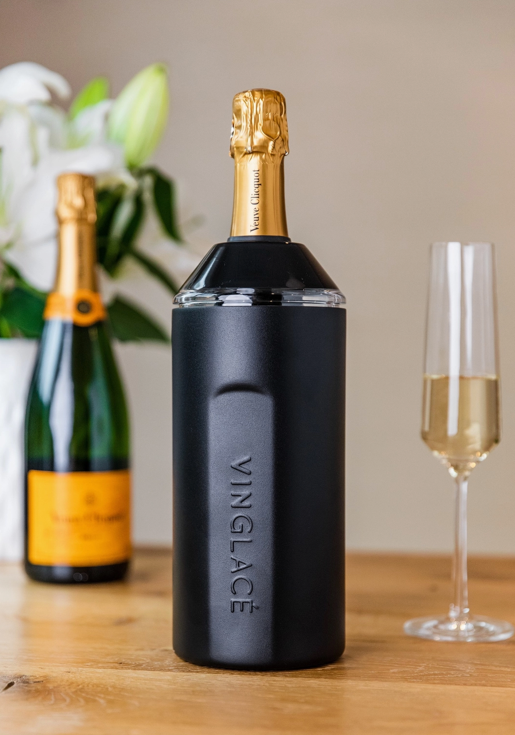 Vinglacé Wine & Champagne Chiller - Black