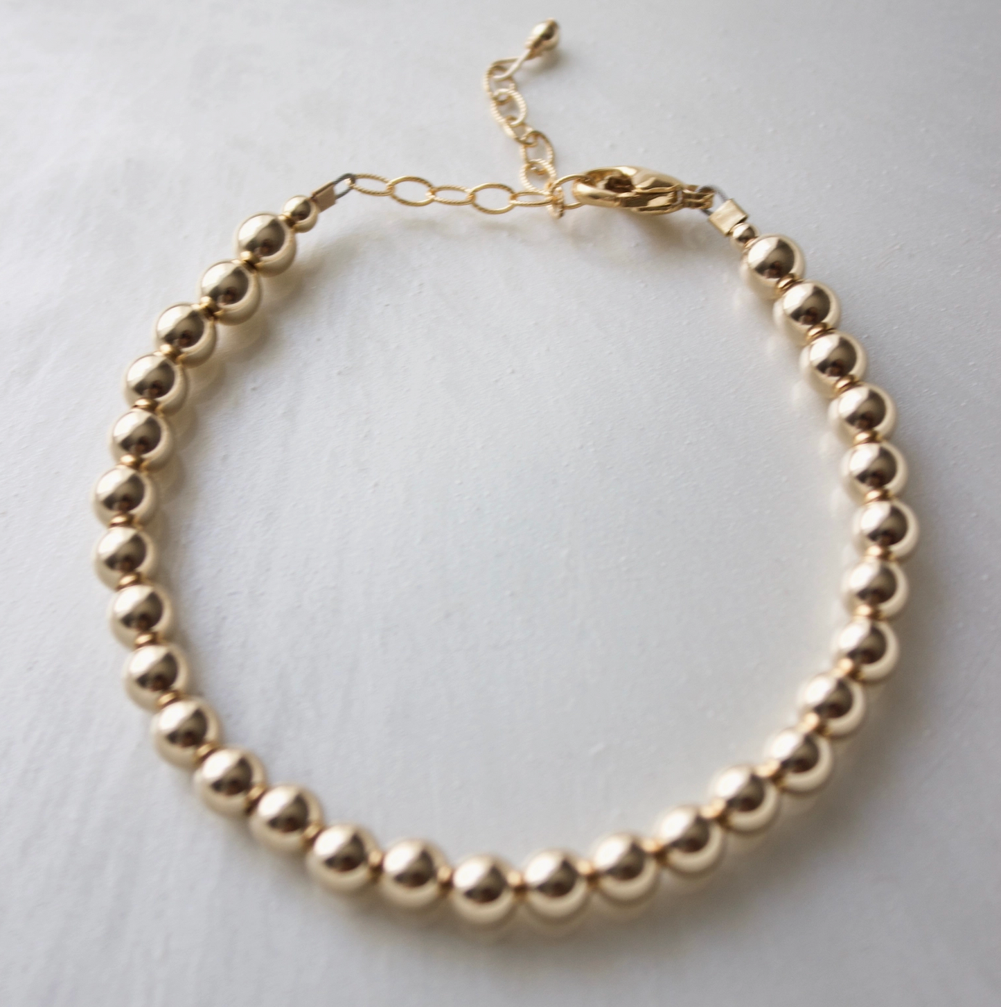 Gold Filled Beaded Bracelet- BOTH SIZES