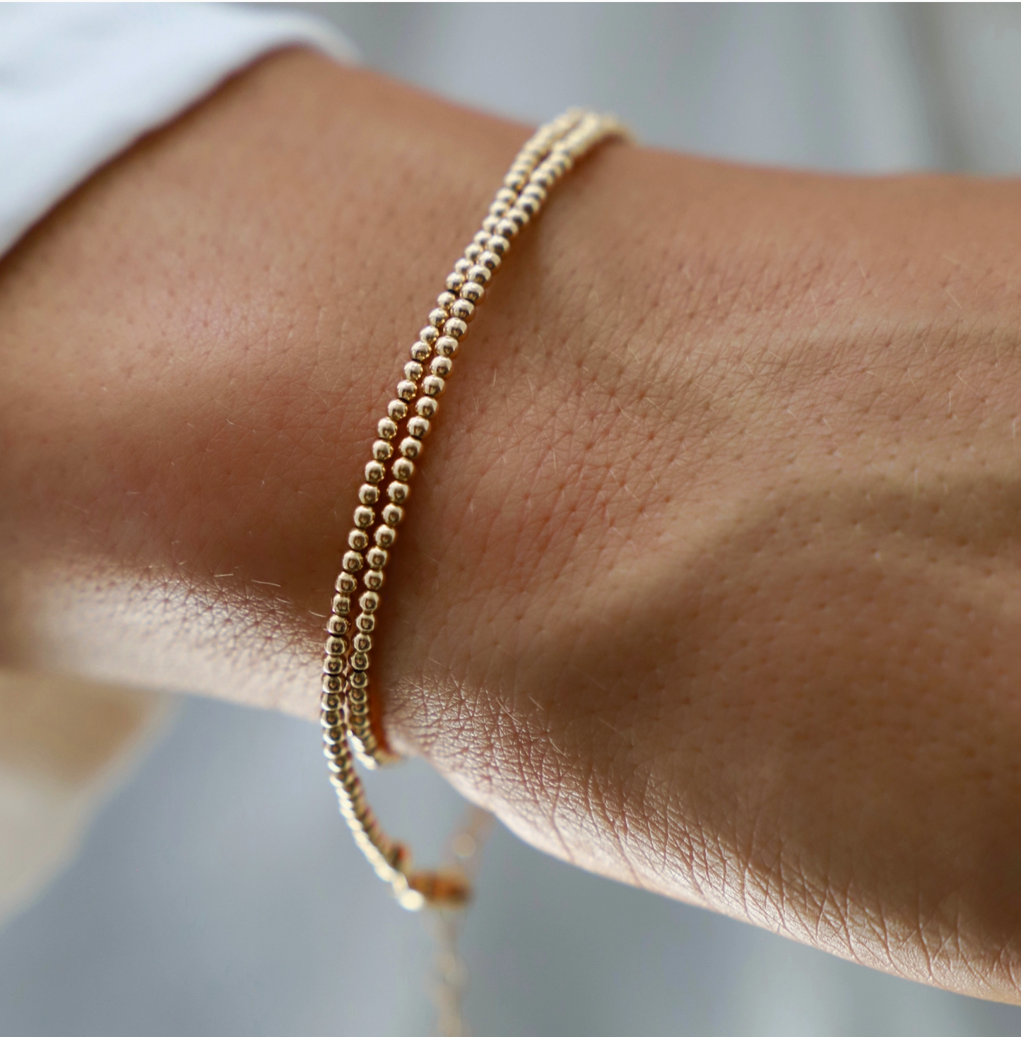 Gold Filled Double Wrap Bracelet