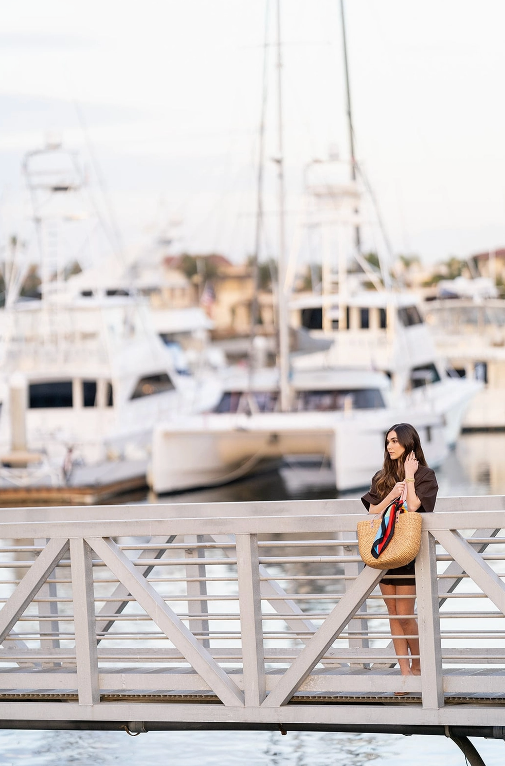 Caitlyn Classic Wicker Tote - Sea + Grass