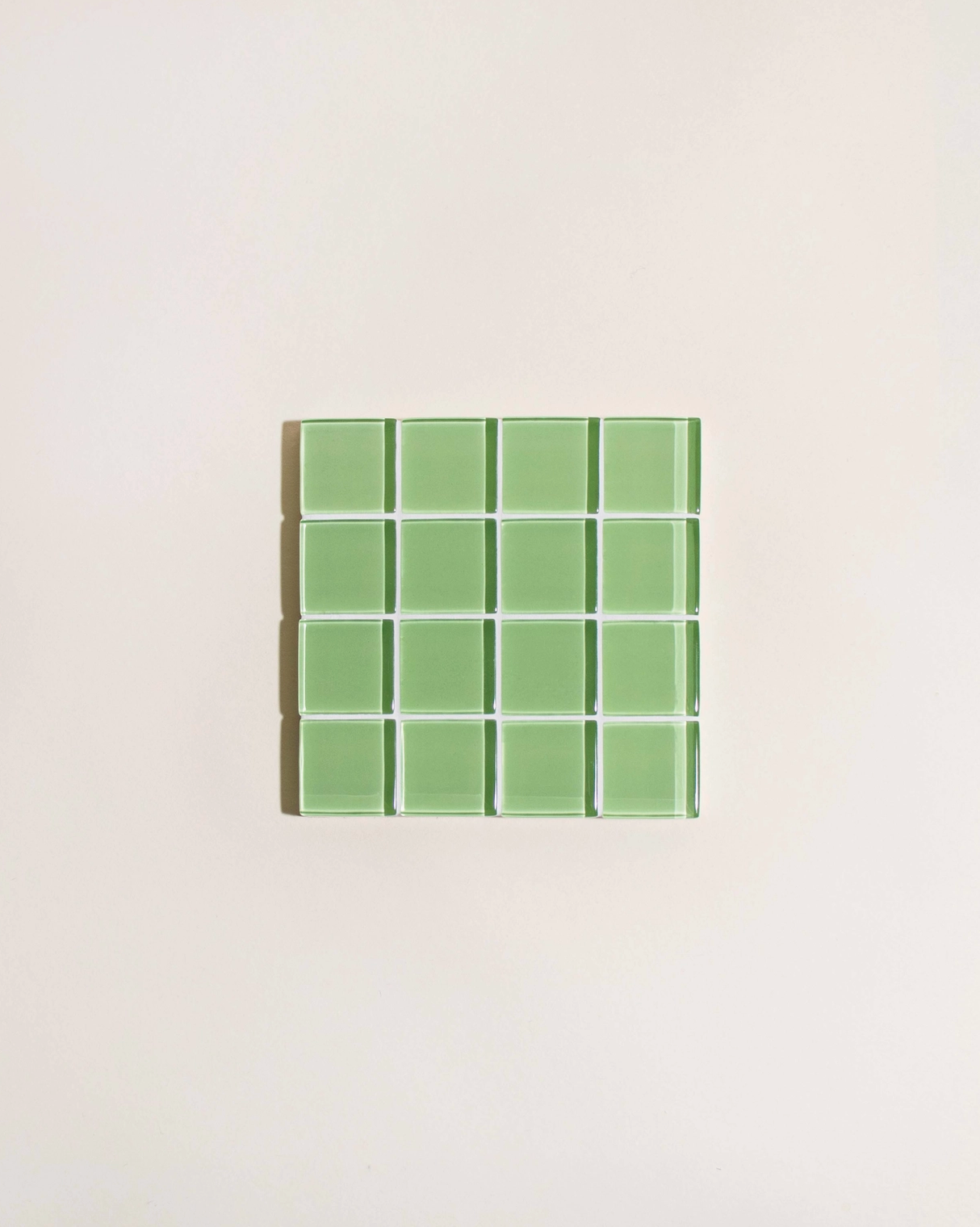 Glass Tile Coaster - It's Lime - Subtle Art Studios