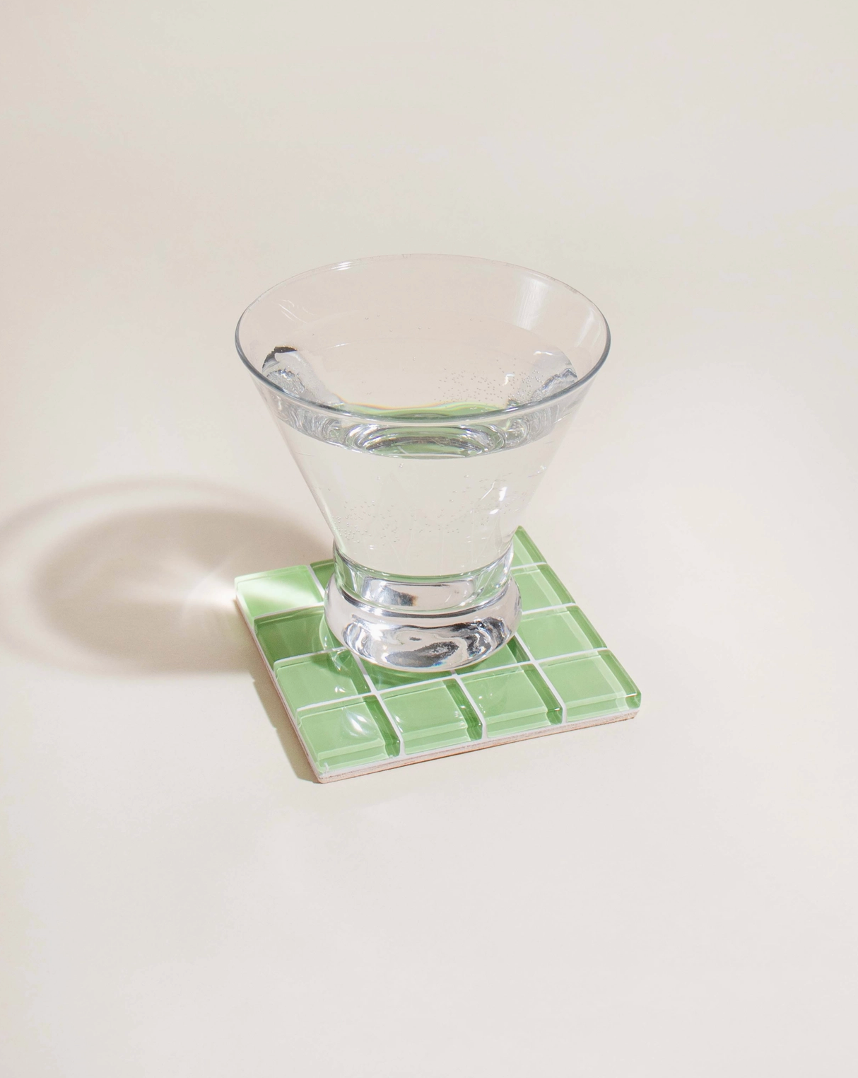 Glass Tile Coaster - It's Lime - Subtle Art Studios