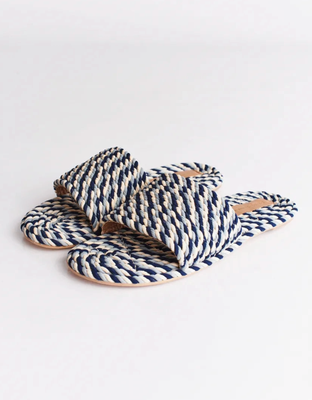 Sunny Rope Sandals - Denim Blue Multi - Salt + Umber