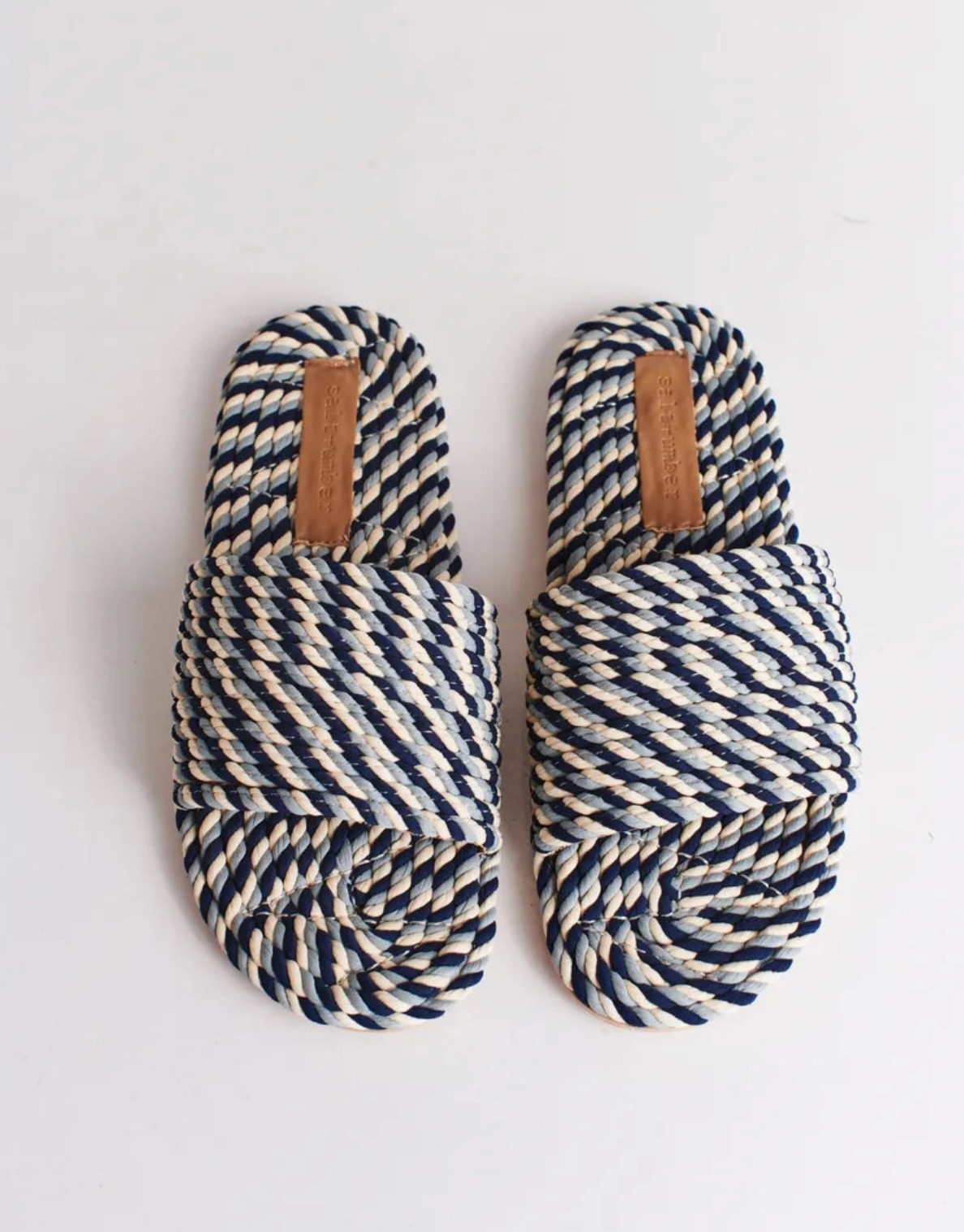 Sunny Rope Sandals - Denim Blue Multi - Salt + Umber