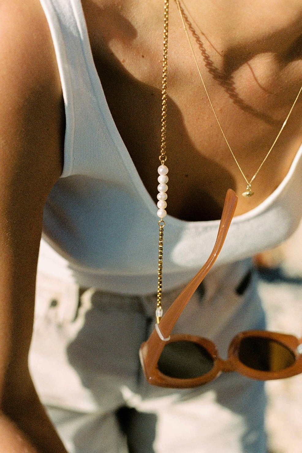 Missy Pearl Sunglasses Chain - Coco Bonito