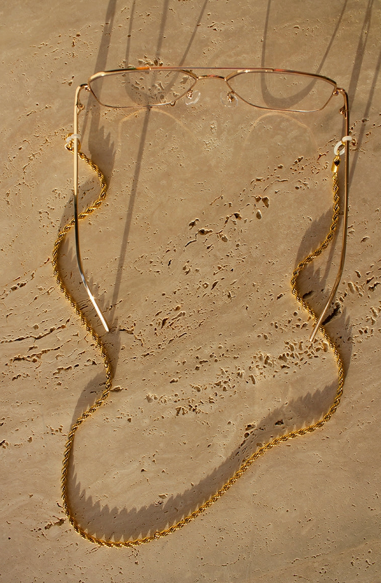 Snake Gold Sunglasses Chain - Coco Bonito