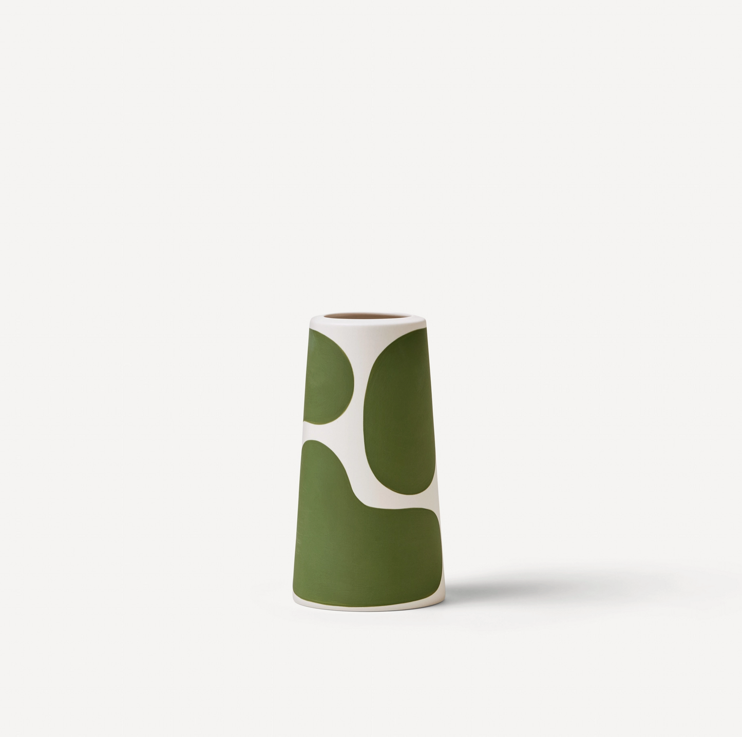 Color Block Pillar Vases - Green/White - All Size Options - Franca