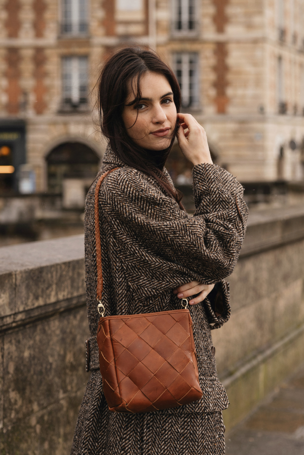 Alix Bag Grande Weave - Sienna - Bembien