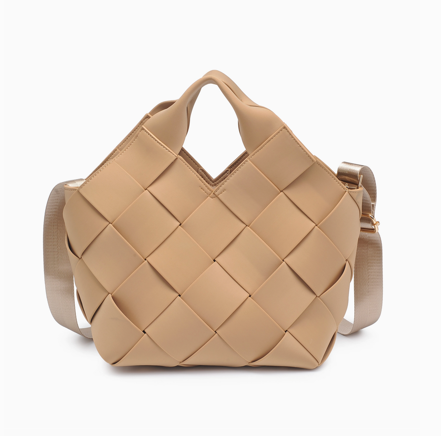 Resilience Woven Neoprene Tote - Camel - Sol & Selene