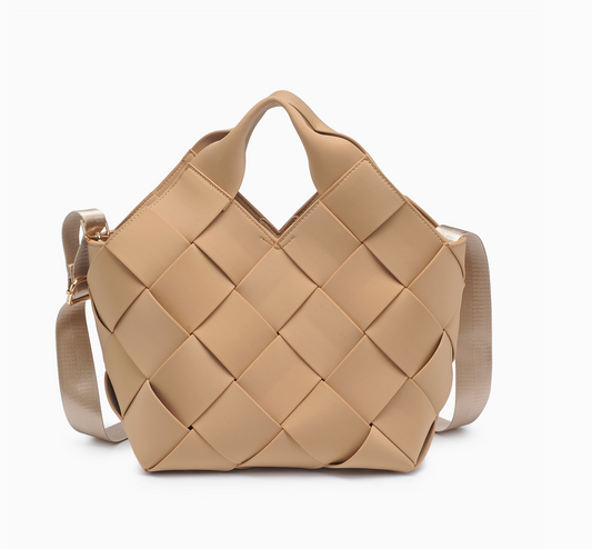 Resilience Woven Neoprene Tote - Camel - Sol & Selene