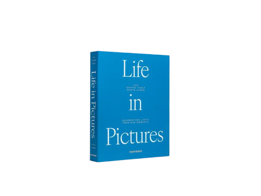 Photo Album - Life in Pictures Blue - Printworks