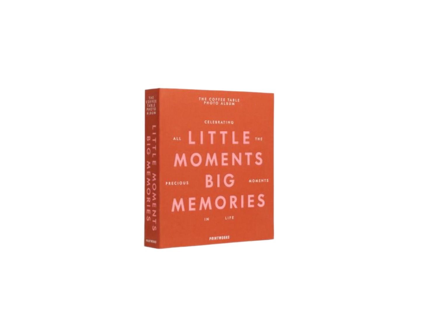 Photo Album - Little Moments Big Memories Orange - Printworks