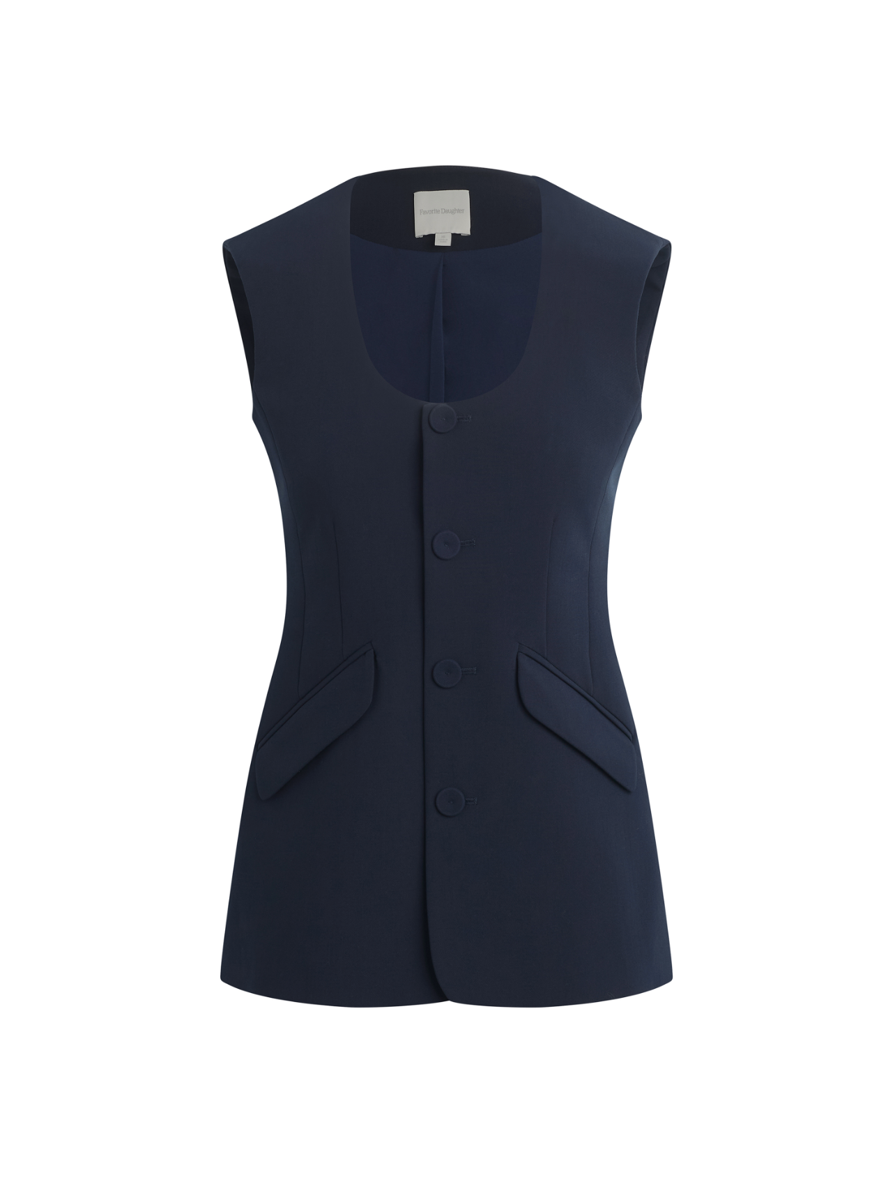 The Diana Vest - Navy - Favorite Daughter