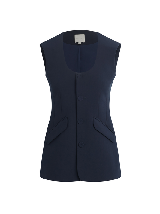 The Diana Vest - Navy - Favorite Daughter