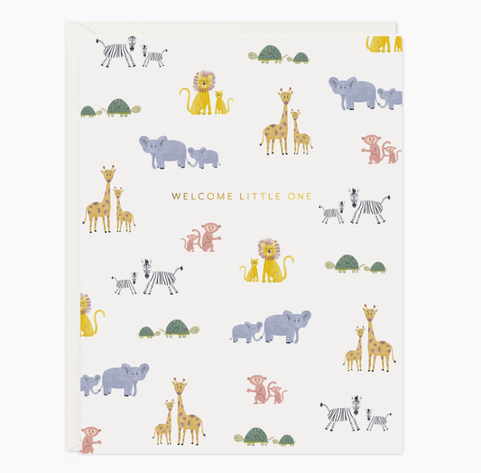Welcome Little One Baby Animals Card- Ramona & Ruth (Copy)