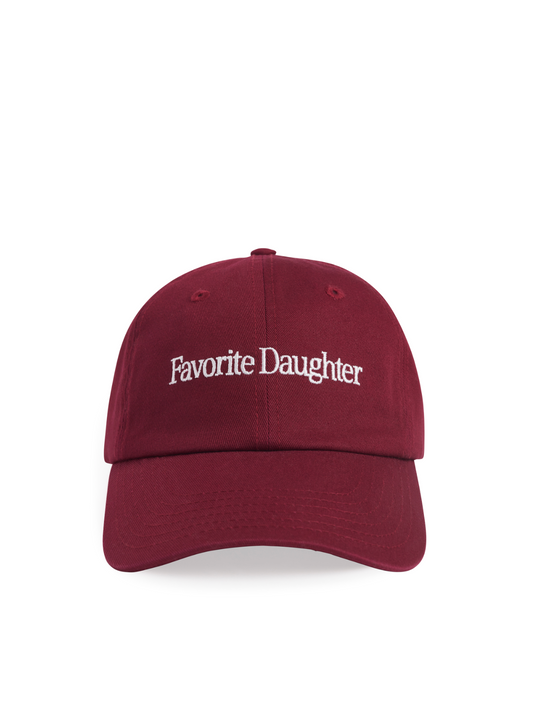 Classic Logo Baseball Hat - Sangria  - Favorite Daughter