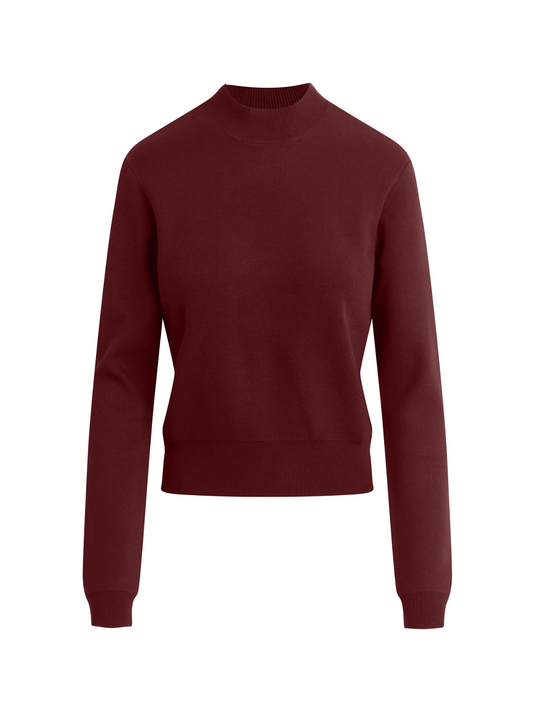 The Long Sleeve Whitney Top - Vino - Favorite Daughter