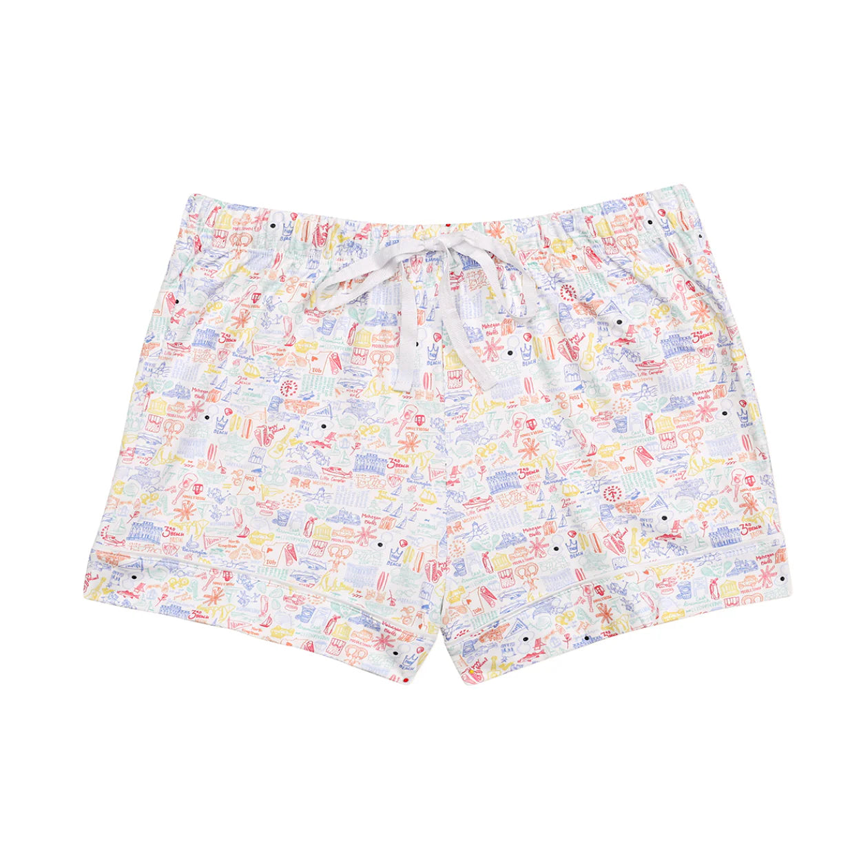 Rhode Island Women’s Button Front Short Pajama Set - Joy Street