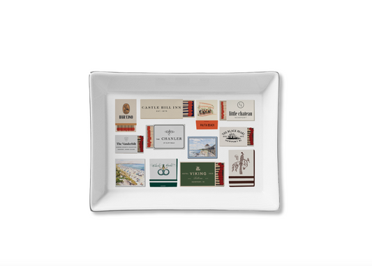 Newport Matchbook Trinket Tray created for Little Chateau