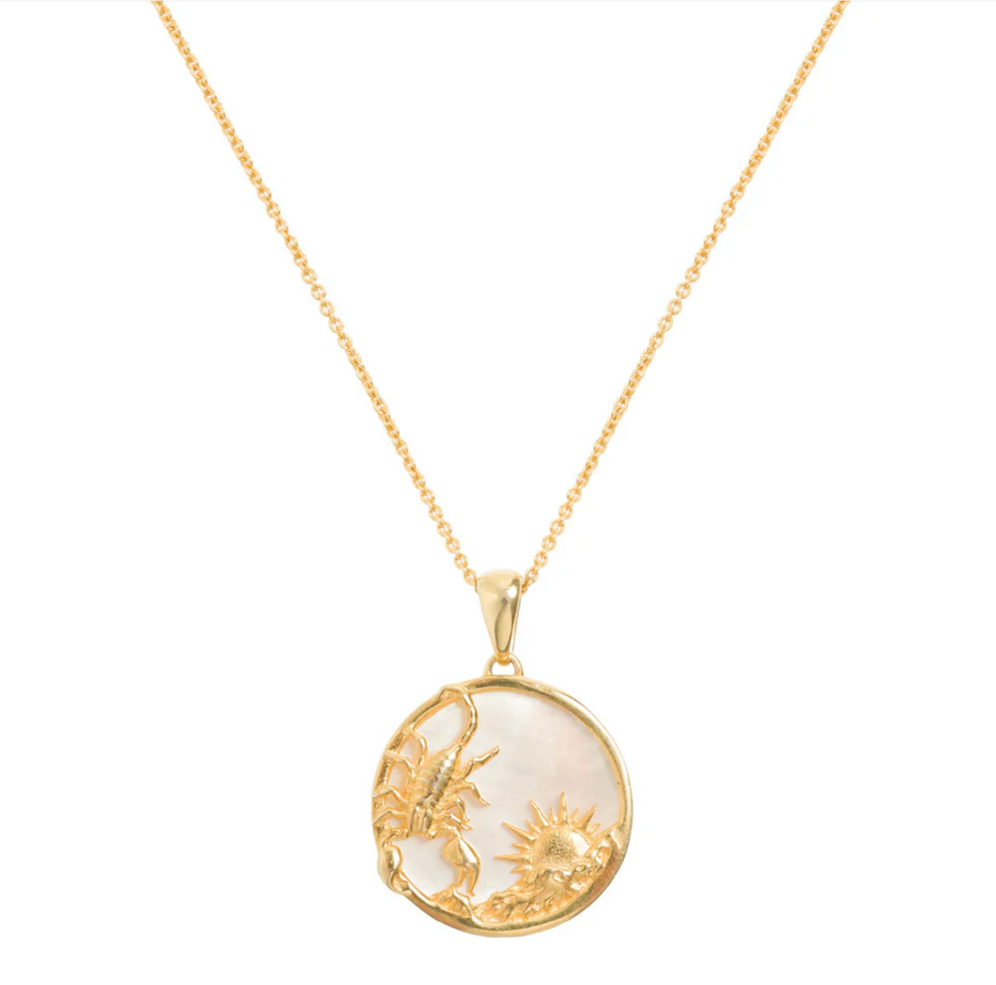 Zodiac Collection Mother of Pearl Necklaces (ALL ZODIACS) - Freya Rose London