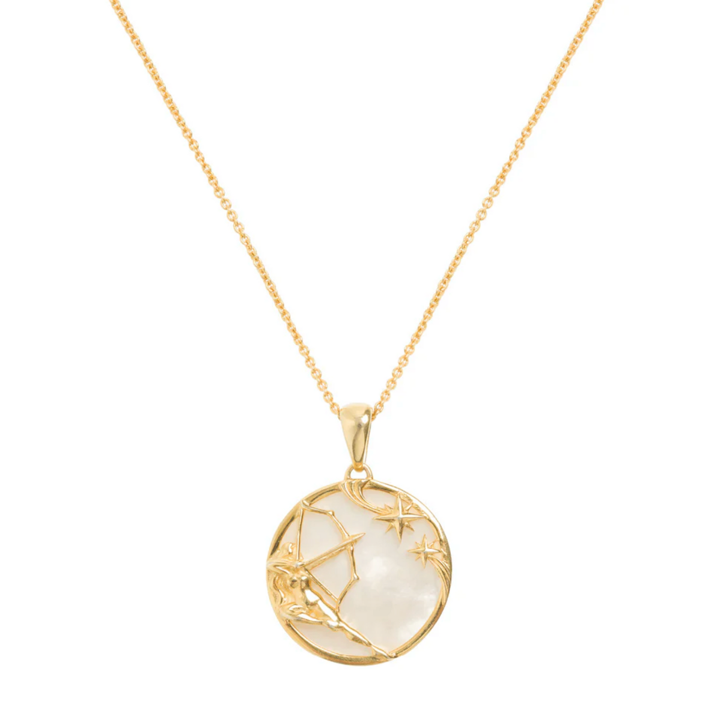 Zodiac Collection Mother of Pearl Necklaces (ALL ZODIACS) - Freya Rose London