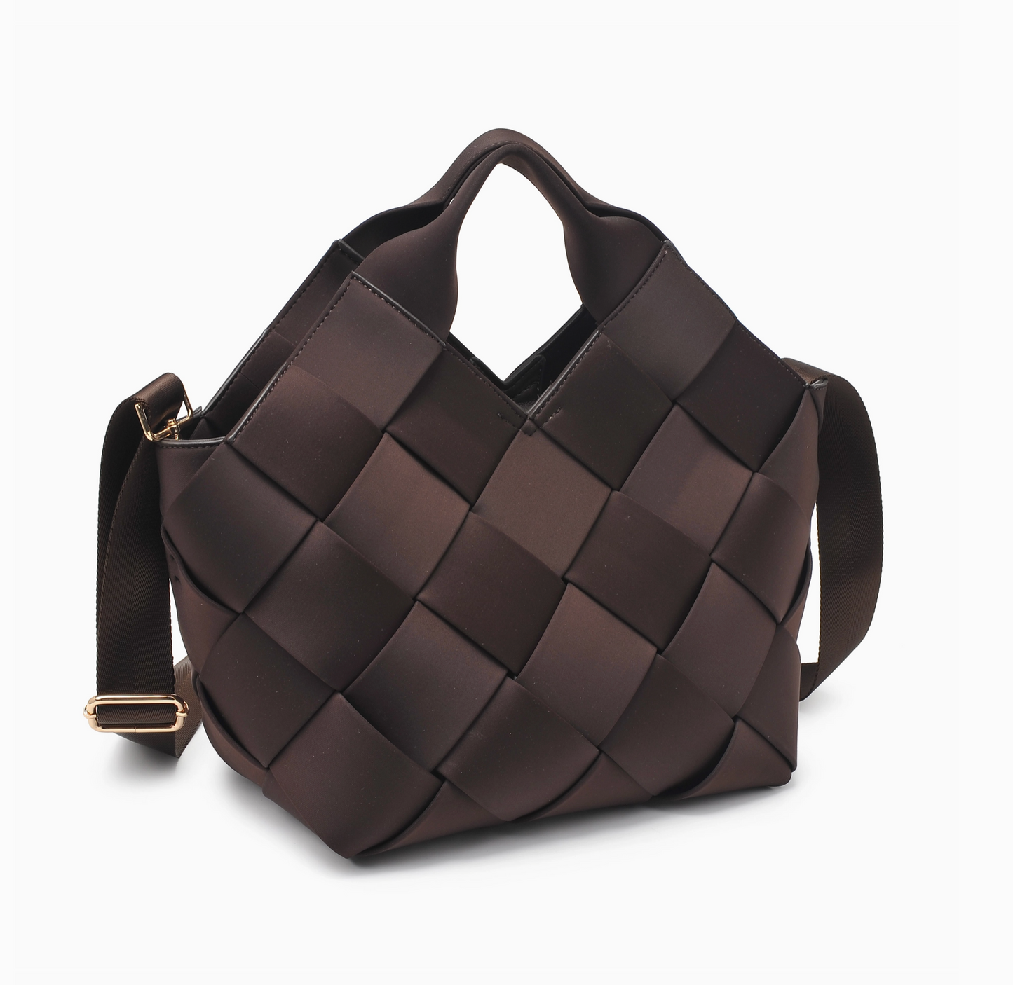 Resilience Woven Neoprene Tote - Brown - Sol & Selene