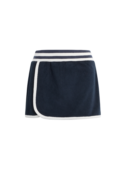 The Crop Beach Skort - Navy - Favorite Daughter