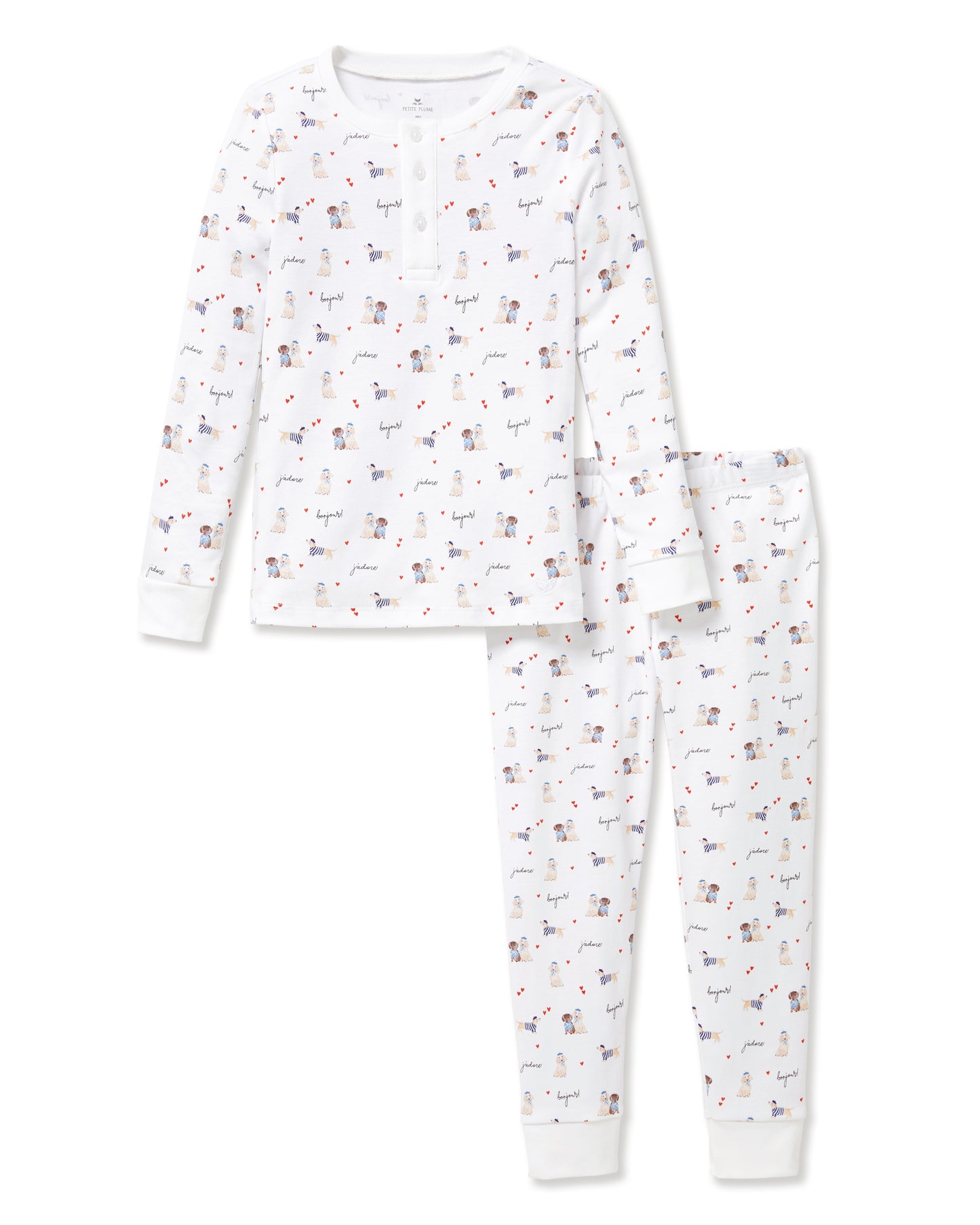 Le Woof Children’s Snug Fit Pajamas - Petite Plume