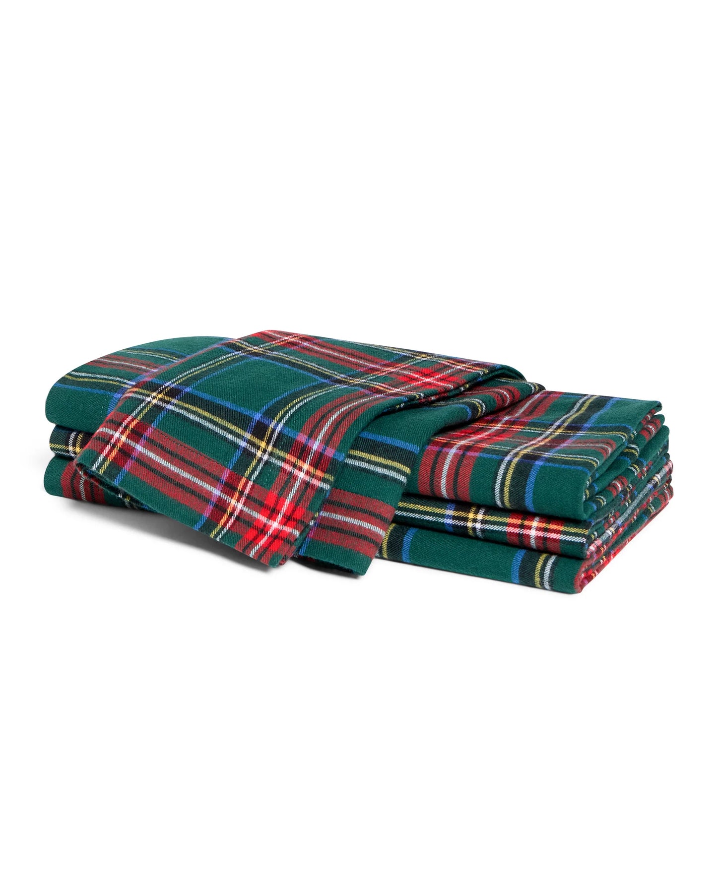Signature Twill Napkins in Kensington Tartan (Set of 4) - Petite Plume