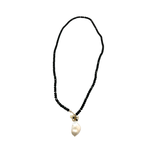 Elin Necklace - Black Spinel - In2Design