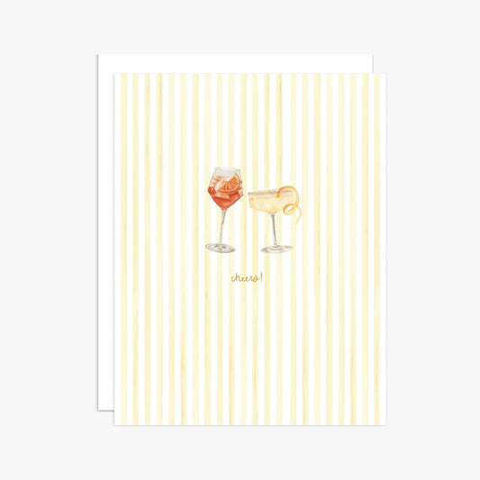 "Cheers" Spritz Greeting Card